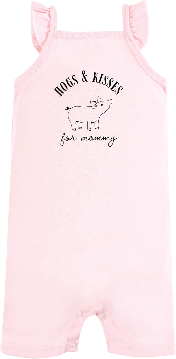 Hudson Baby Unisex Cotton Rompers - Image 3