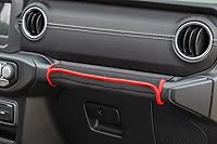 Vista 5 de Co-Pilo - Funda protectora para manija de pasajero para Jeep Wrangler JL JLU Sports Sahara Freedom Rubicon X y Unlimited 2020-2023 Gladiator JT