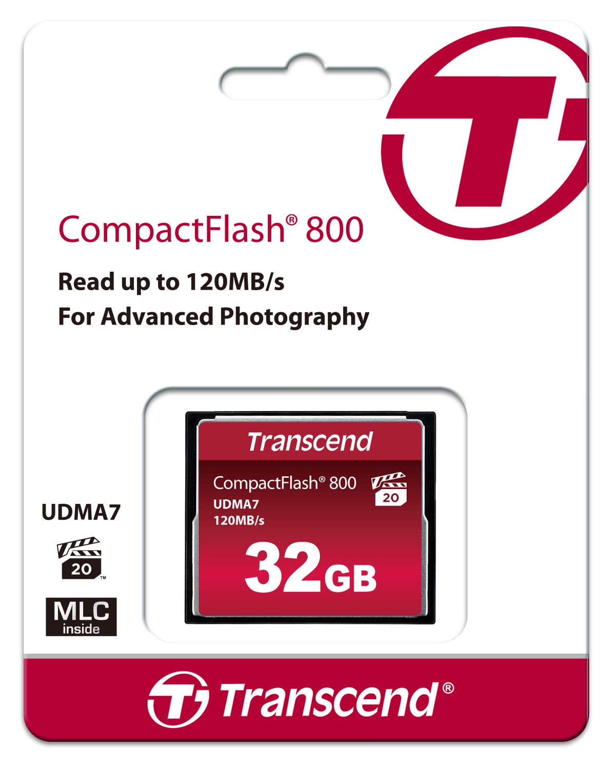 Transcend 32 GB 800X Compact Flash Card (TS32GCF800) - Buy