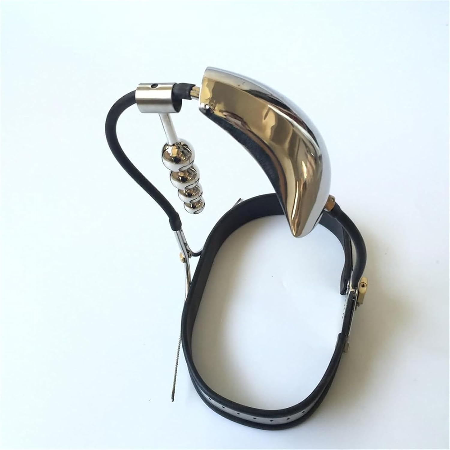 Stainless Steel Chastity Belt Chastity Cage for Men with Anal Plug Abstinence Chastity Belt, BDSM Fetish Slave Invisible Chastity Panties Extreme Sex Toy for Men