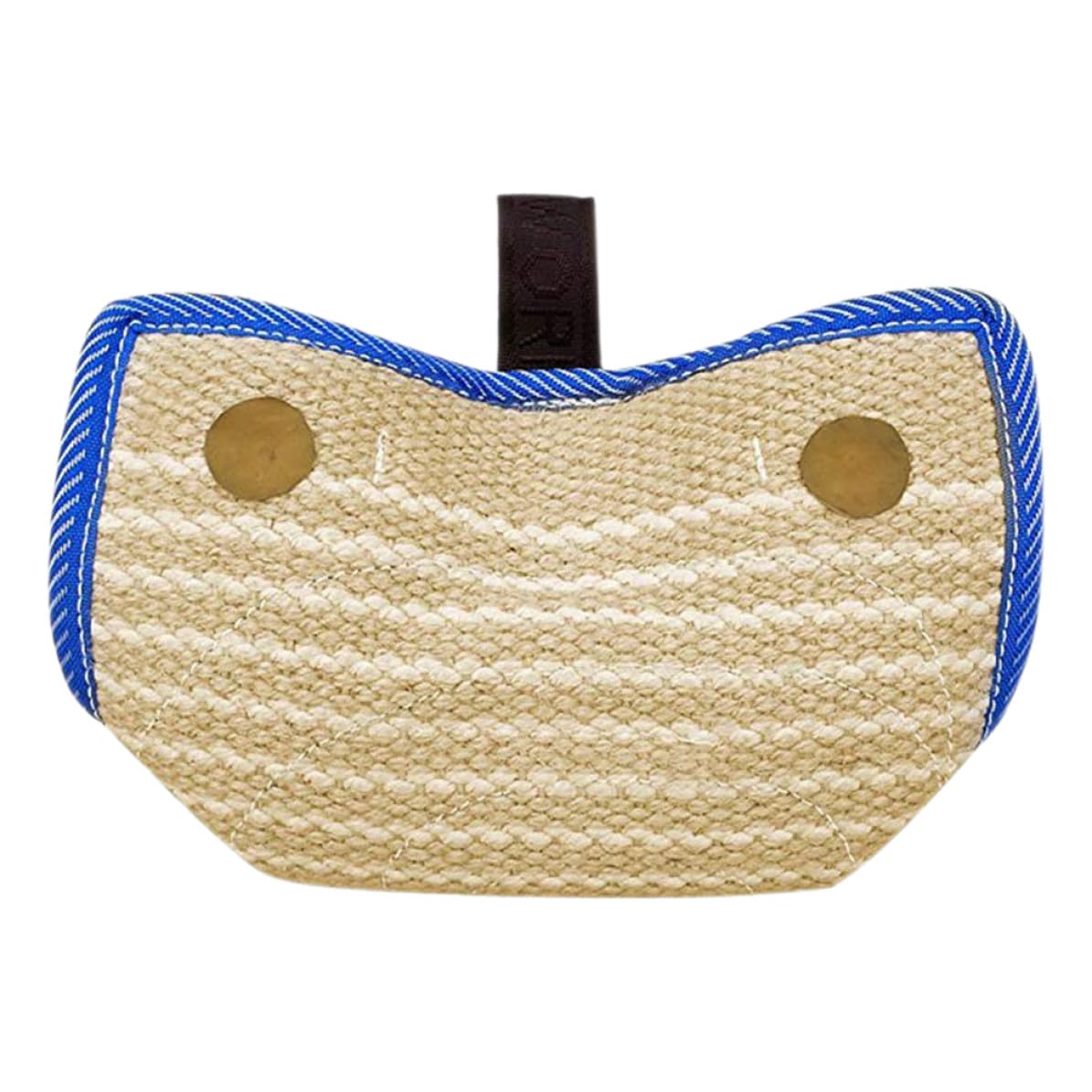 Coussin de morsure en jute pour chien d'entraînement et boudin de traction