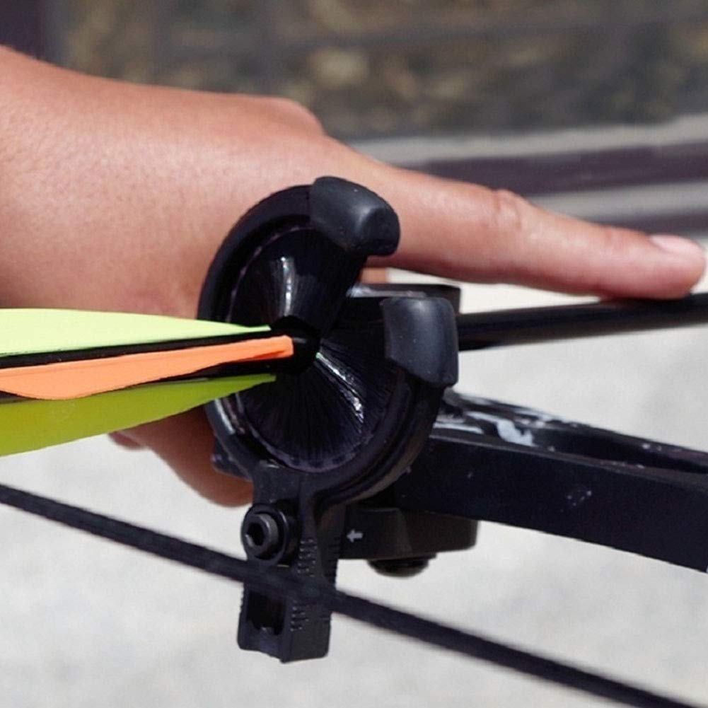 Arrow Rest Archery Drop Away Brush Launcher Compound Bow Shooting Hunting Tool - Black