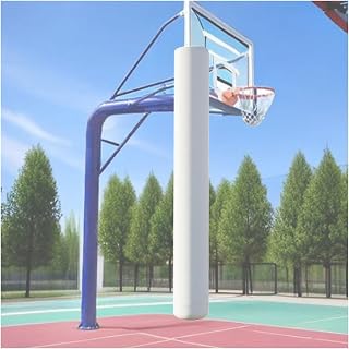 Cylindrical Basketball Hoop Pad, Removable Collision Avoidance Thickened Soft Patch,for Tennis Courts Kindergarten