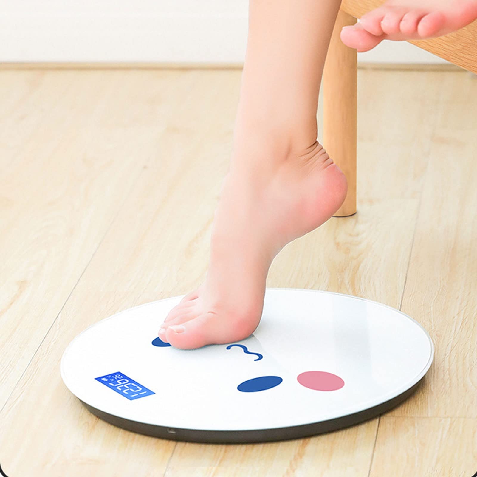 JINGYAN Básculas digitales Bathroom Cartoon Home Supplies Weighing Scale Wands Girls Gift(Usb)