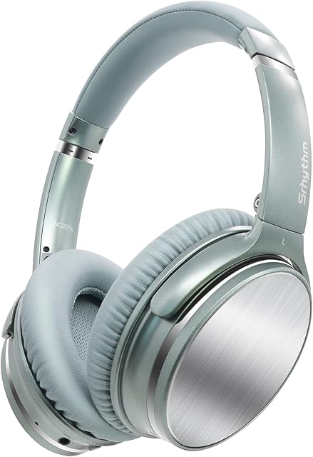 Srhythm NiceComfort 25Pro Active Noise Cancelling Headphones Wireless,Bluetooth V5.3 Headset with Game Mode