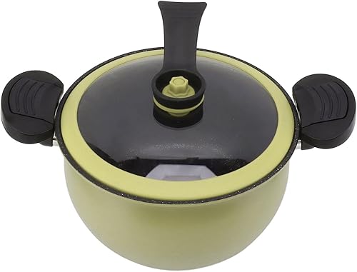 Microolla a presión antiadherente, eficiente de hierro, multifuncional, duradera, práctica, antiquemaduras, para cocinar (5L)