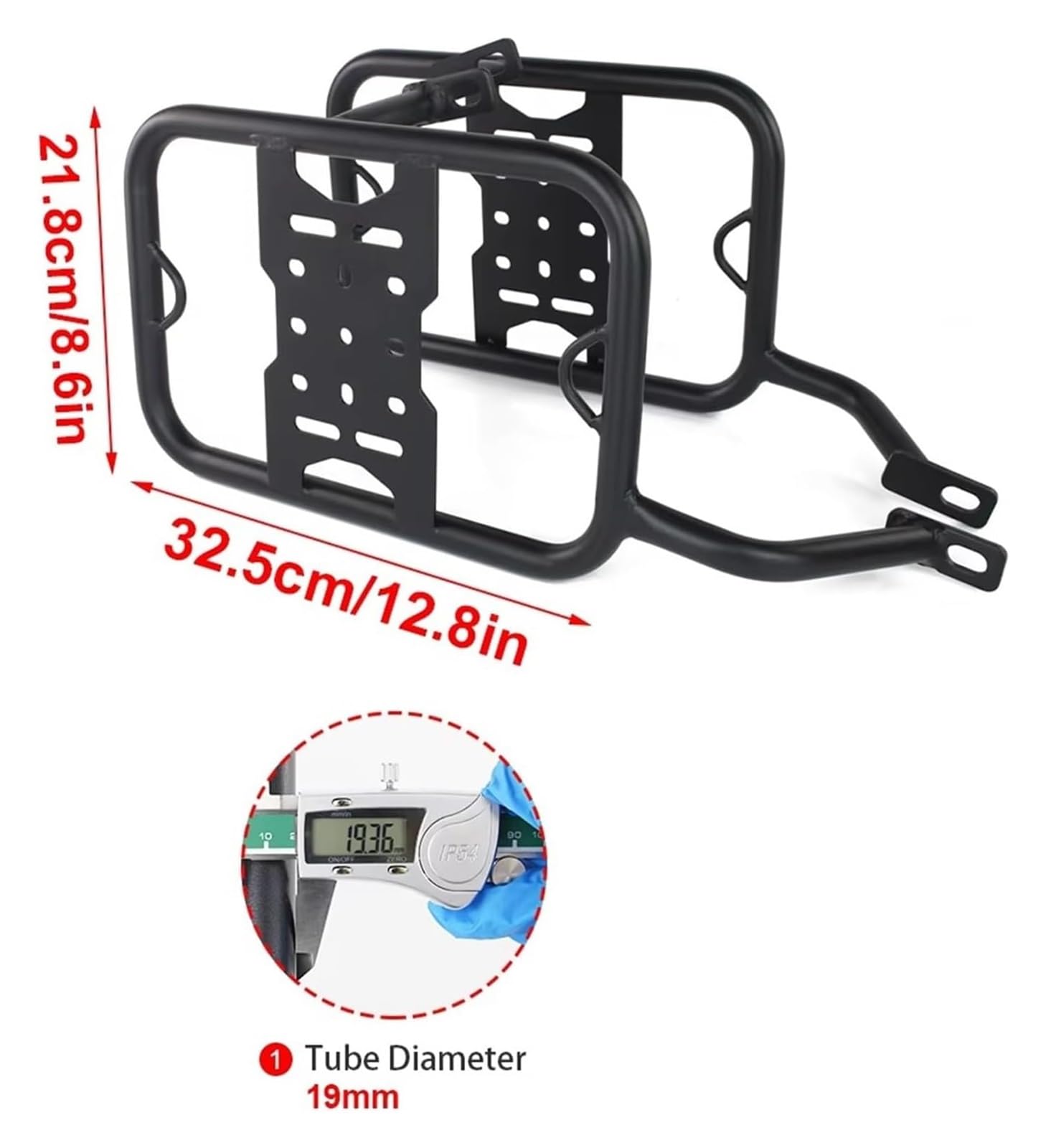 Motocicletas portaequipajes Trasero para Suzuki para DR 650 1996-2023 2024 2025 para DR650 Portaequipajes Laterales Soporte para Alforjas para Motocicletas para