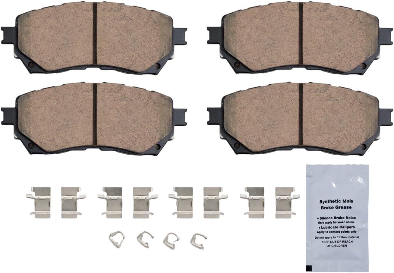HUSCH D1711 Front Ceramic Brake Pads Kit Fit For Mazda 6 2014-2021