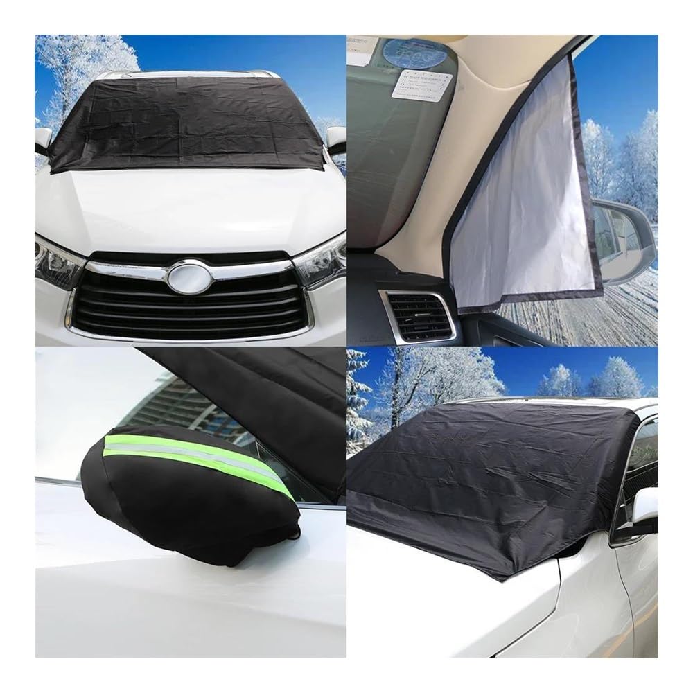 Couverture Pare-Brise Voiture Pare-Brise Avant De Voiture Couverture De Glace Et De Neige pour Hybride pour Yaris pour Auris Bache Pare-Brise