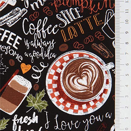 Luxurious Black Coffee Fabric by Timeless Treasures - Premium Quality (Sold by 0.5 Yard) 3 Luxurious Black Coffee Fabric by Timeless Treasures - Premium Quality (Sold by 0.5 Yard) - Image 2