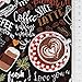 Timeless Treasures black coffee fabric (per 0.5 yard)