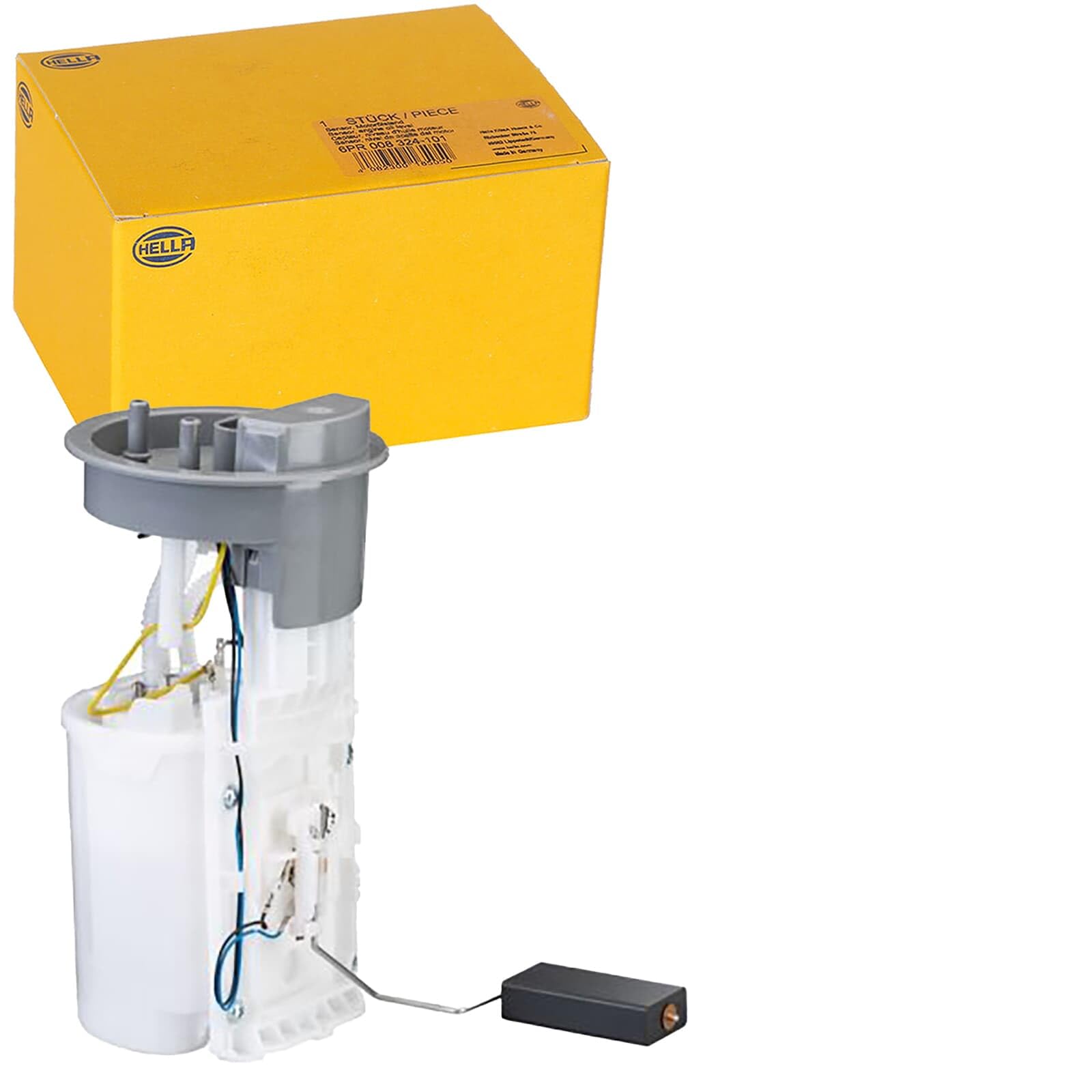 HELLA 8TF 358 106-211 Unidad de alimentación de combustible - eléctrico - 4polos - con junta/con sensor de nivel