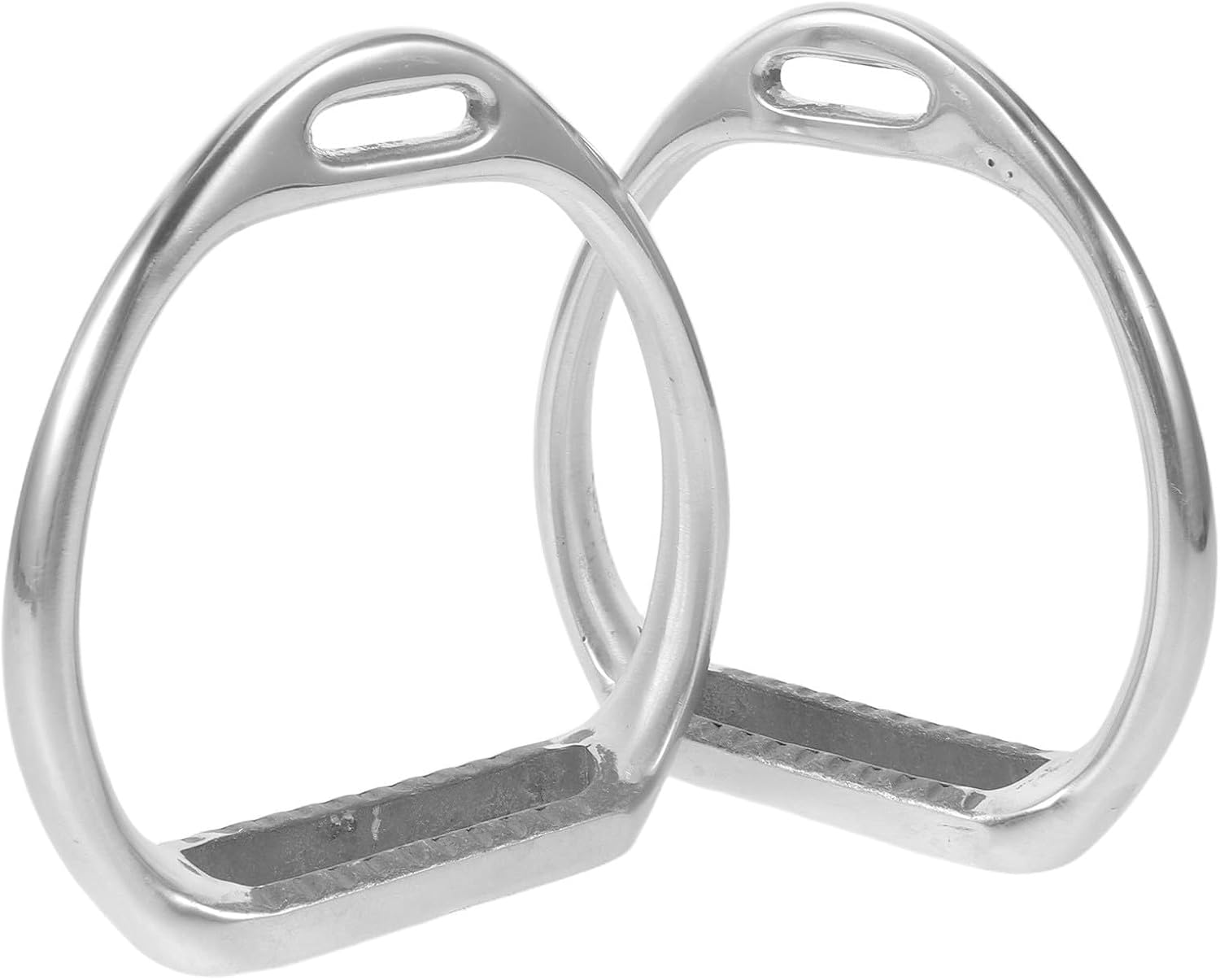 Horse Riding Stirrups for English Saddle Made of Sturdy Aluminum Alloy with Exceptional Comfort and Anti-Slip Design, for Riding and Reducing Fatigue