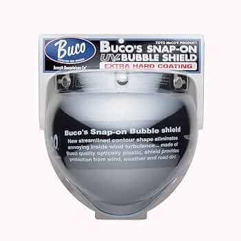 Buco J12 BUBBLE SHIELD ヘルメット BUCO Snap-On Bubble Shield