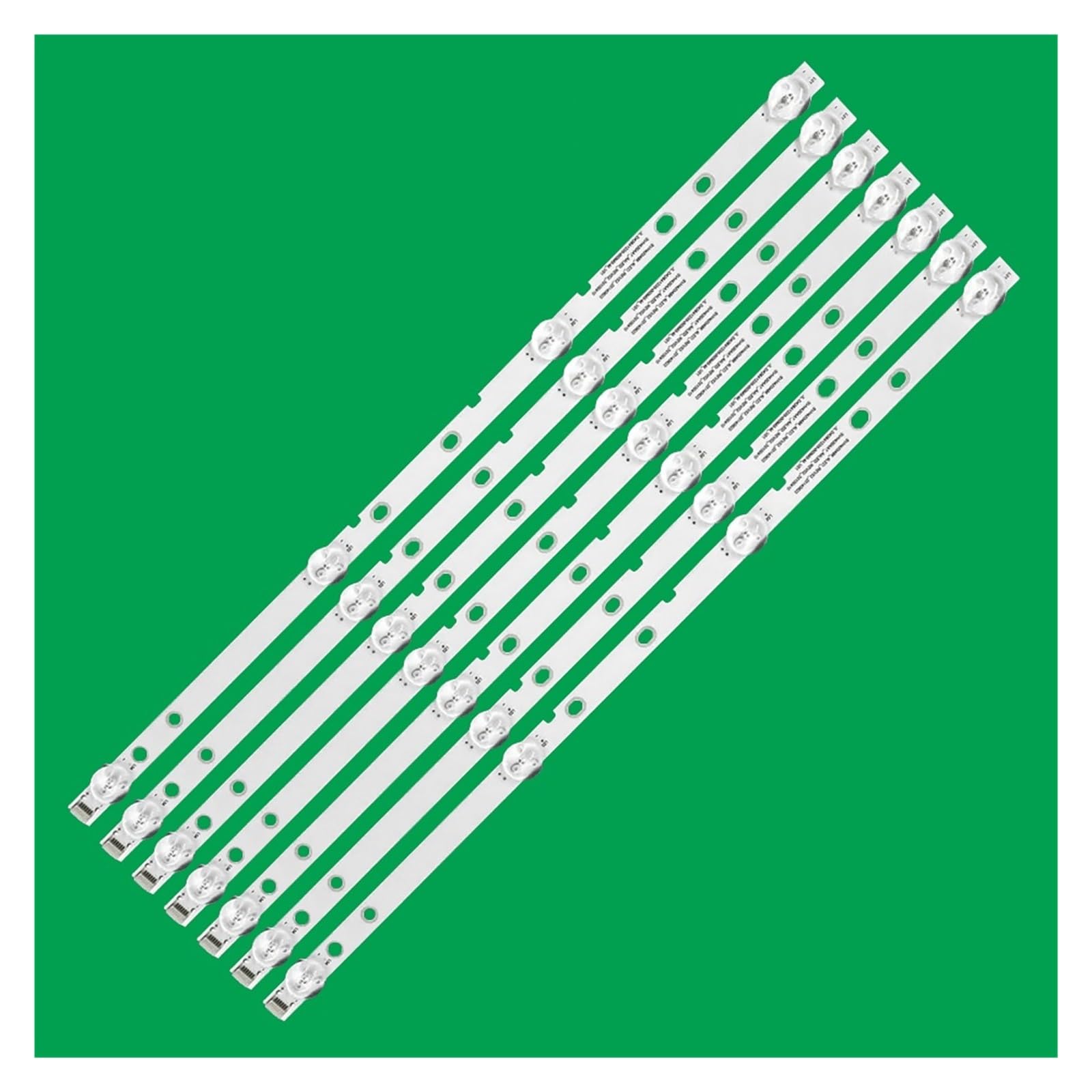 YUEZUYIOU LED Backlight Strip for SVH420AA7_4led_rev02 H43MEC3050 LED43K300U H43N5300UK H43M3000 43H7C 43H7C2 LC-43N4000 Lc-43n4000u Lc-43n6100u Lc-43n7000u(1kit-7pcs)