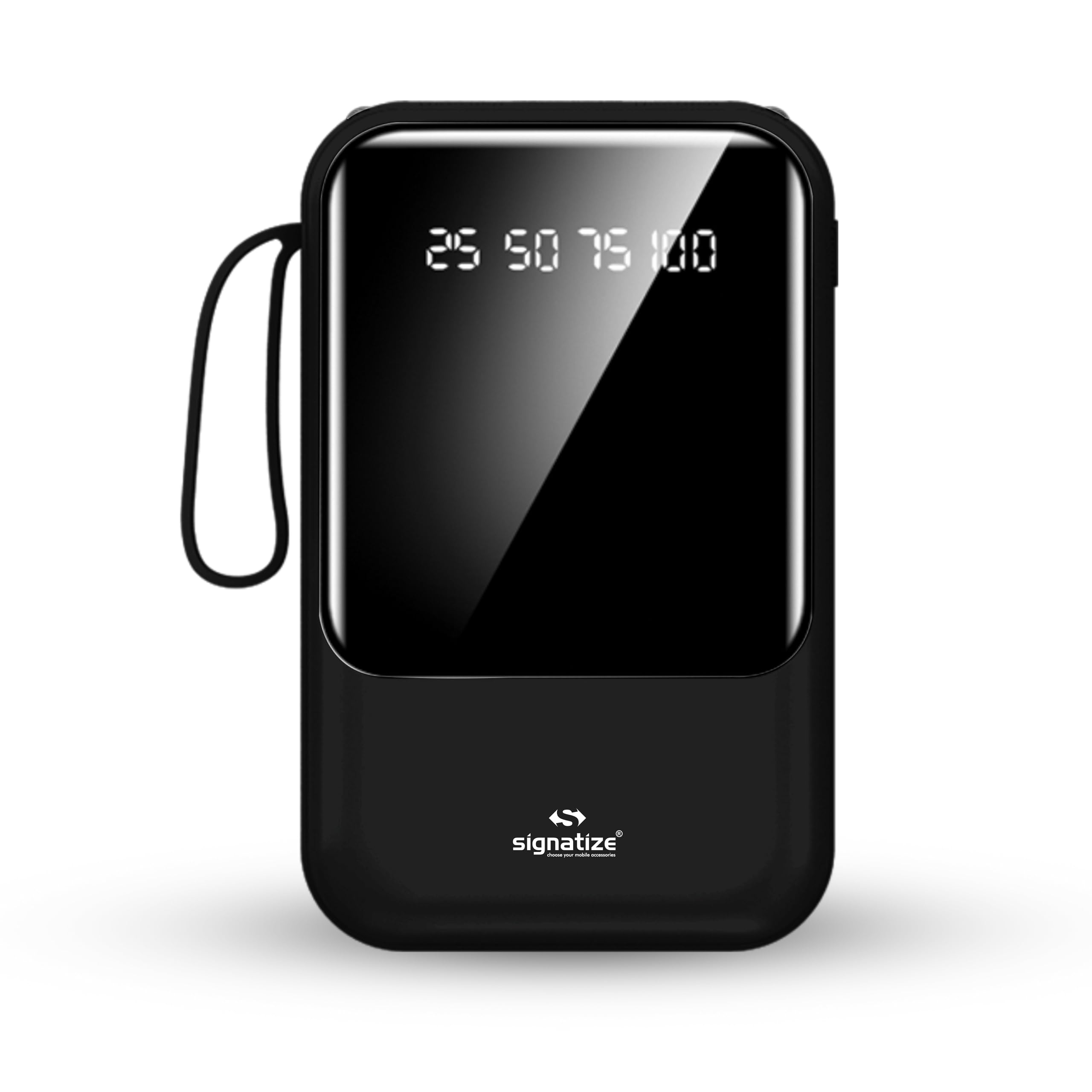 Signatize 10000mAh Power Bank, 22W Fast Charging, LED Display, Multiple USB Ports, Smart Chip Technology (Black)-image-40
