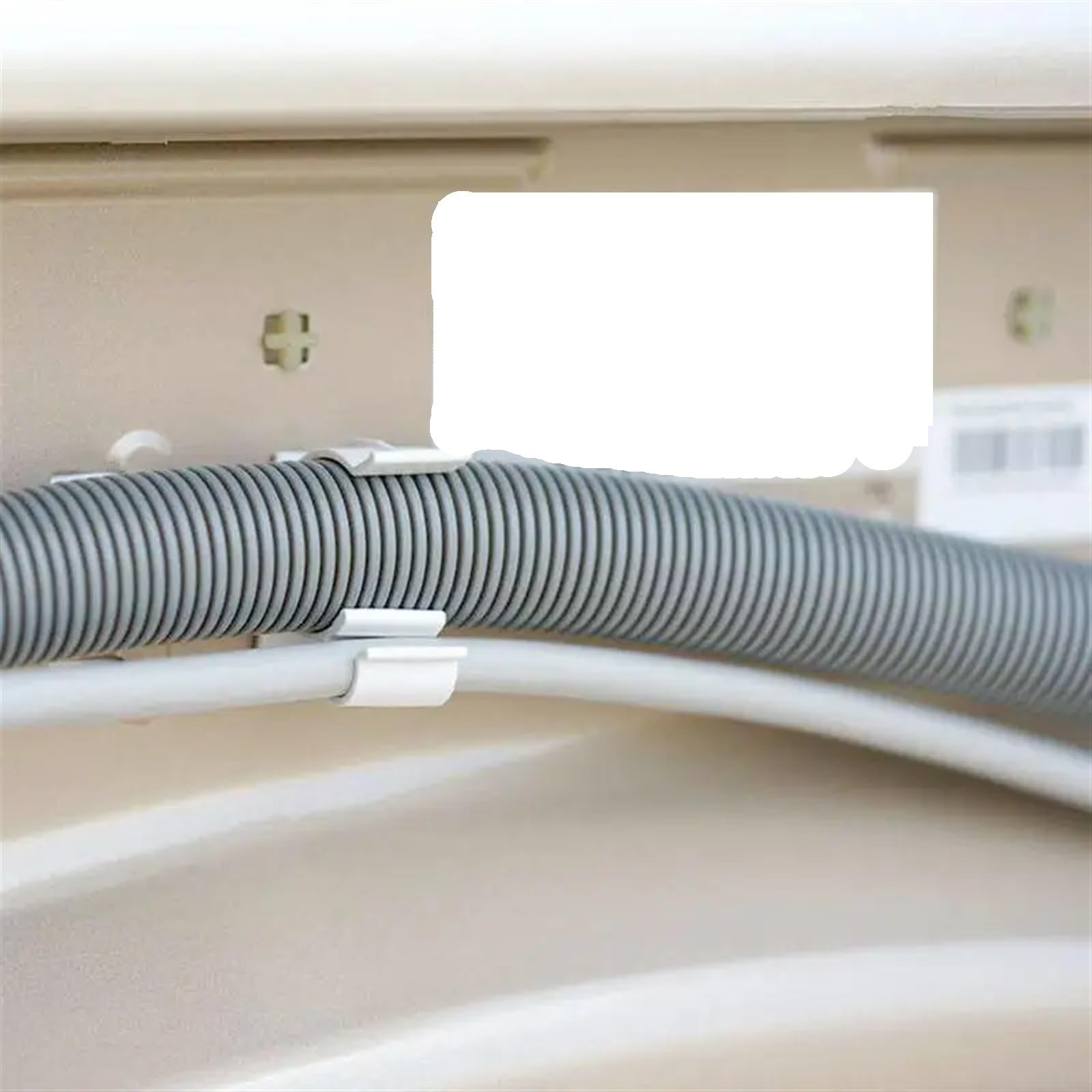 Machine Universal Drain Hose Extension Pipe， Tuyau de machine à laver 1,5/2/3/4M PVC tuyau d'extension de tuyau de vidange de lave-linge et de lave-vaisselle avec ensemble de supports for machine à la