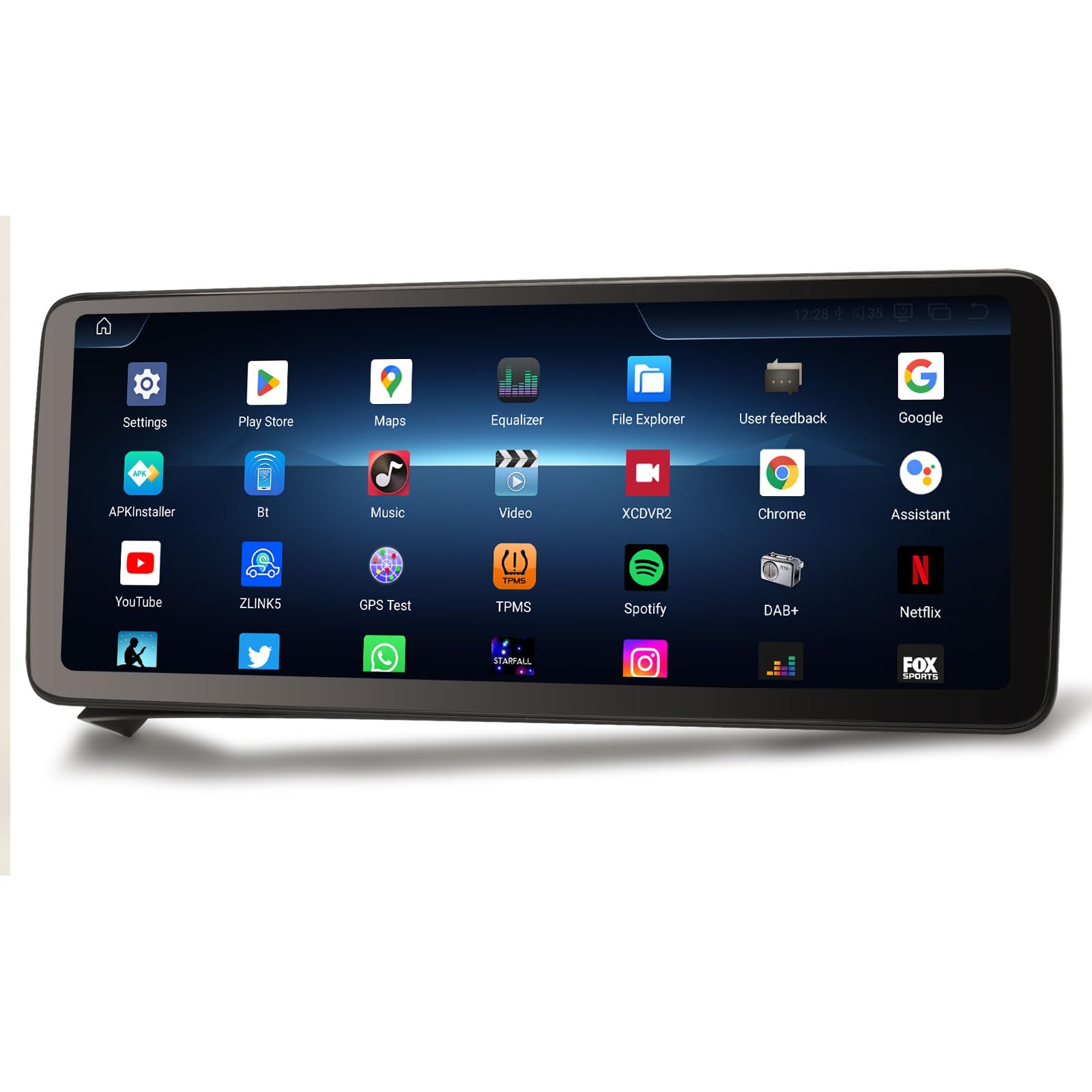 Erisin Qualcomm 8GB+128GB 12,3 Pulgadas Android 14 Radio Coche GPS para Mercedes Benz Clase C W204 S204 NTG 4.5 Soporta Navegador CarPlay Android Auto Bluetooth Dab+ WiFi 4G DSP Pantalla IPS Estéreo