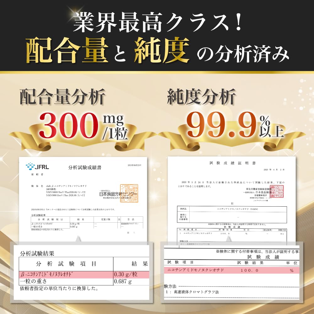 eLife NMNサプリ 18,000mg レスベラトール750mg配合 60粒