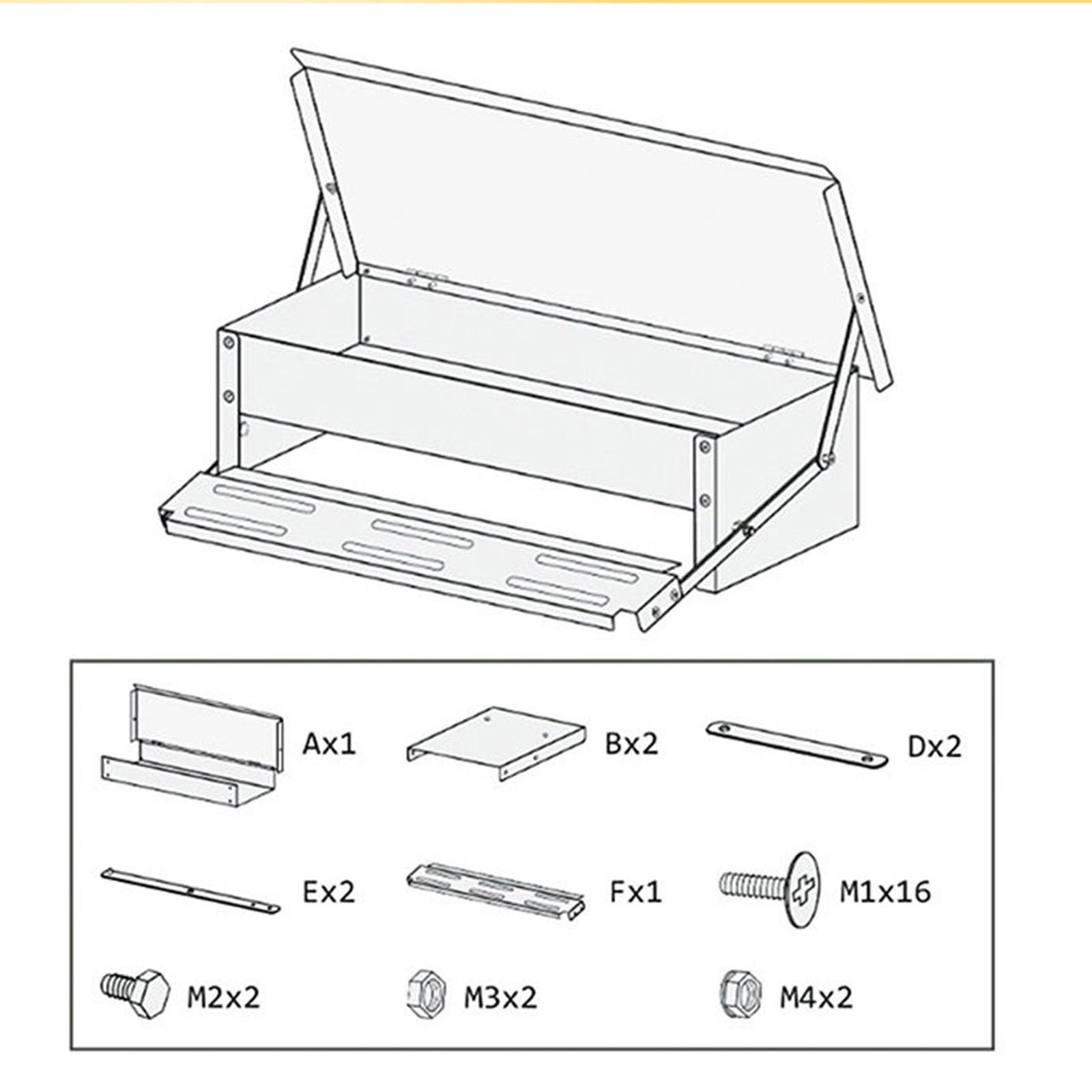Comedero Automático A Pedal Para Gallinas, Resistente A La Lluvia Y A Roedores, Para Gallinas Enanas, Gallos Y Faisanes En Gallinero Exterior