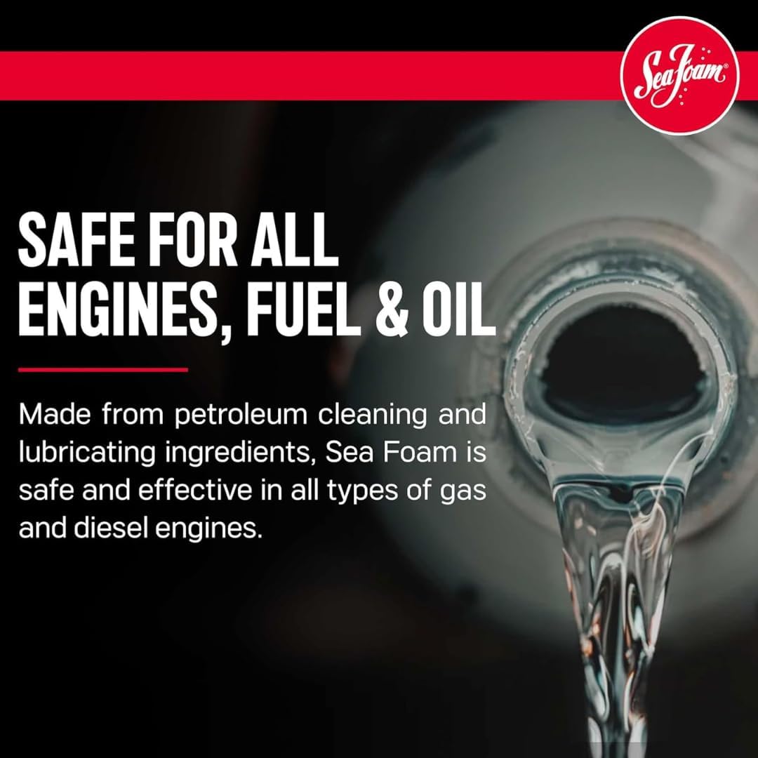 Motor Treatment – 5 x 16 oz Bottles – Engine Cleaner & Fuel Additive – Carbon Deposit Remover & Upper Cylinder Lubricant – Gas & Diesel Use – 80 oz Total