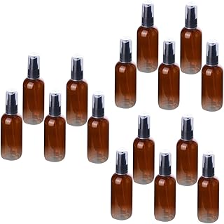 15 قطعة من زجاجات السفر السائلة من فوميز، موزع الشامبو والعطور، حاوية شفافة للسفر، حاويات مستحضرات التجميل، حاوية غسول الفم، زجاجة بخاخ، زجاجة تونر صغيرة