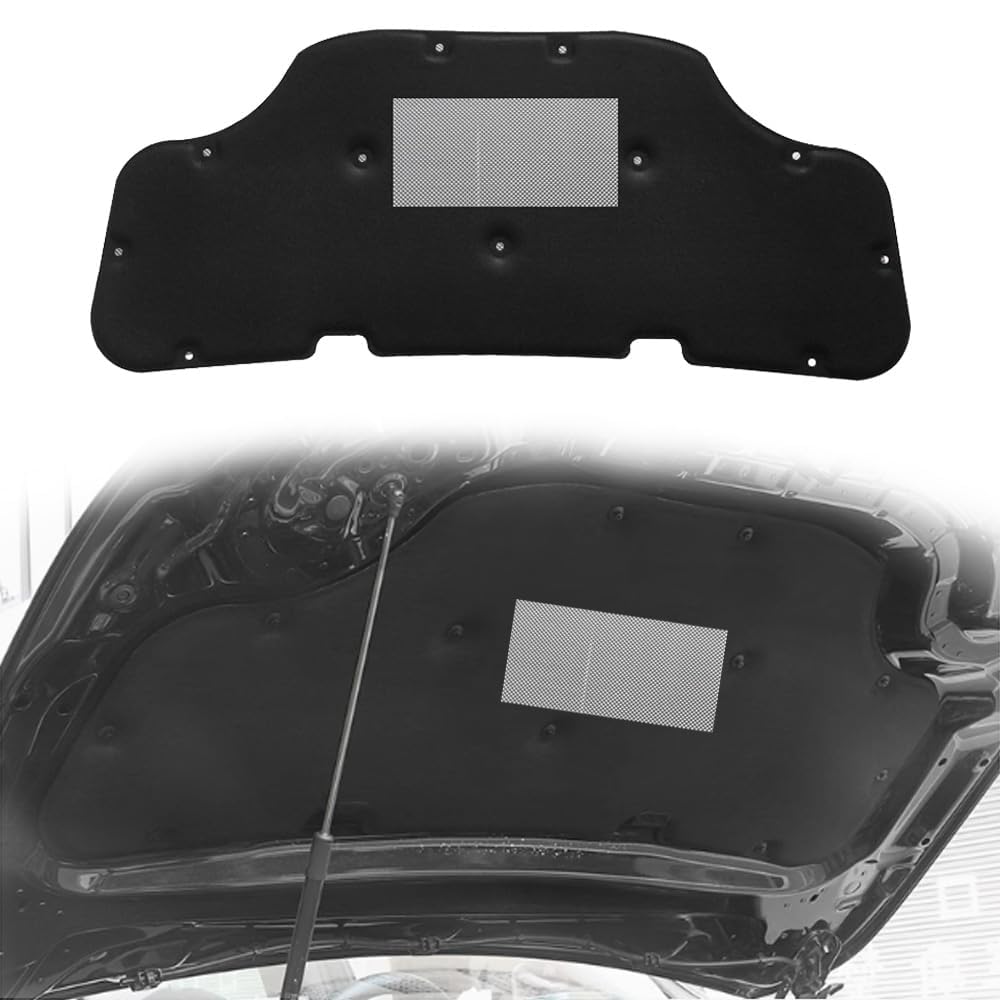 Cotone Isolante Acustico per Cofano Anteriore Auto per Benz GLB 2020-2023,Isolamento del Cofano del Cofano, Isolamento Acustico del vano Motore,B