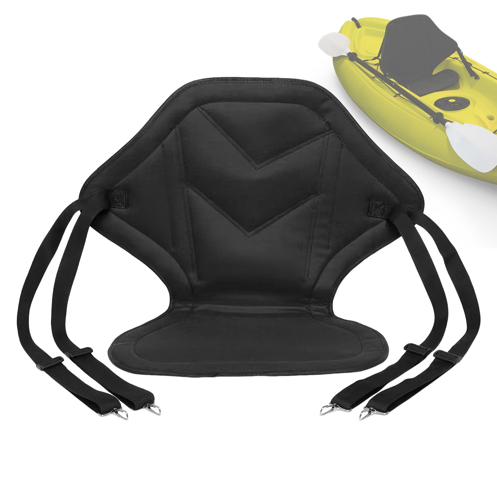 Asiento de Kayak Silla de Acolchada Ajustable