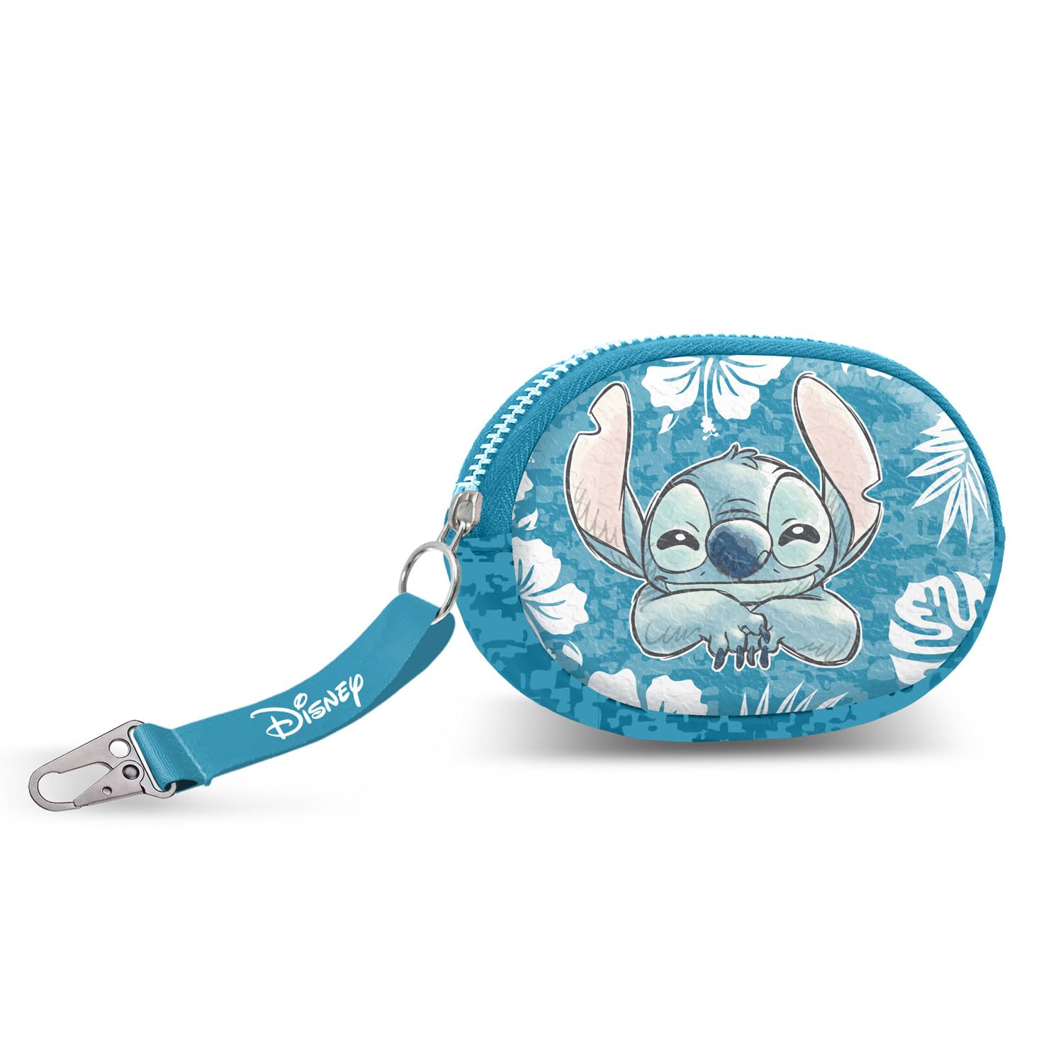 Disney Lilo and Stitch Aloha-Pill Coin Purse, Blue, 12.5 x 9 cm