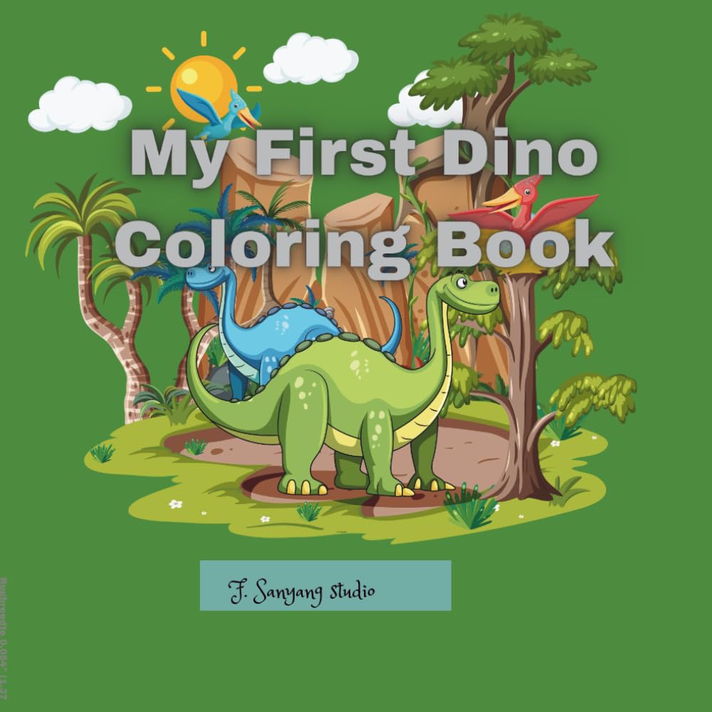 My first Dino coloring Book