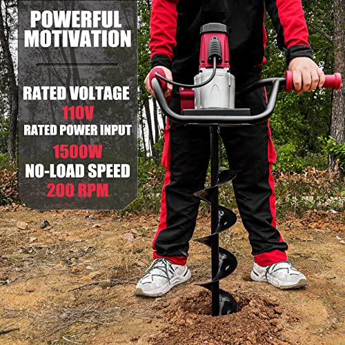 Jackchen JC-EA300-15 1500W Electric Post-Hole Digger thumb #1