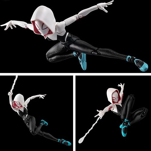 Miniatura 2 de Yobeyi Spider Mn Into The Spider-Verse Spider Gwen Spider Ham SV Action Super Heroes - Figura de acción móvil de 6 pulgadas (6.3 in)