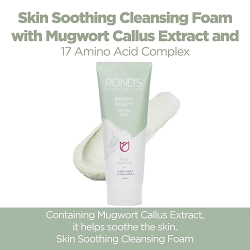Miniatura 2 de Pond's Limpiador de espuma Bright Beauty (artemisa)  Lavado facial suave para mujeres  Fórmula de limpieza profunda  Hidratante y puro  Complejo de