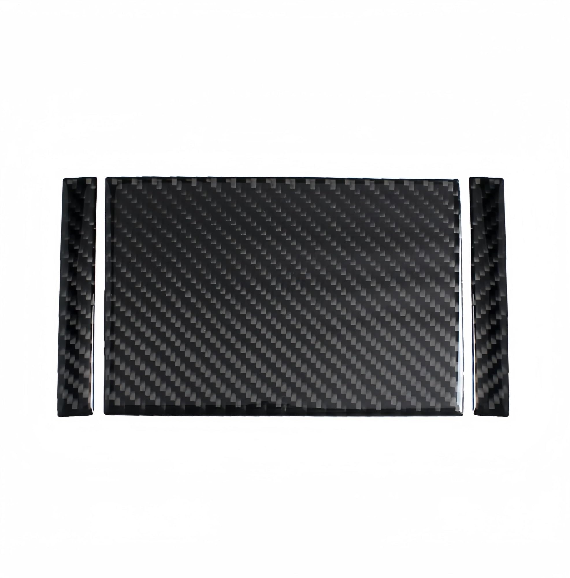 Pegatinas de panel interior de coche con acabado decorativo para control central de BMW E46 6