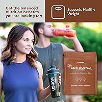 Vista 3 de USANA Nutrimeal - Batido de reemplazo de comidas, chocolate holandés, sin OMG, sin gluten, bajo glucémico, 19.05 oz, 9 porciones