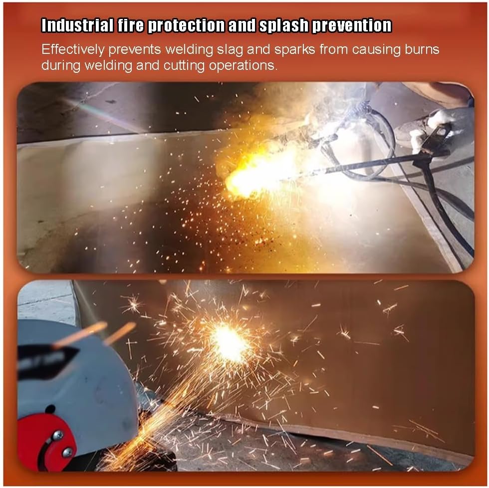 Welding Blanket - Fireproof Heat Resistant Protective Mat for Soldering Brazing Grill