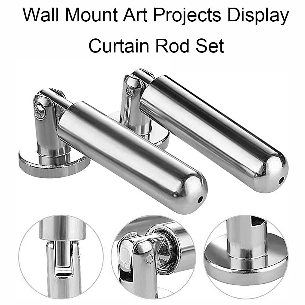 Organizer da appendere con clip in acciaio inox, lunghezza regolabile, antiruggine, per opere d'arte, foto, pittura, documenti, divisorio, 2 pezzi, oro