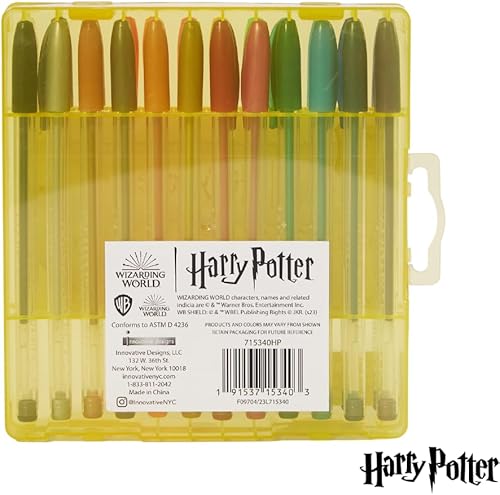 Miniatura 7 de Innovative Designs Harry Potter Wizarding World - Juego de bolígrafos de gel para niños, paquete de 24 con bolígrafos de gel con purpurina, bonitos