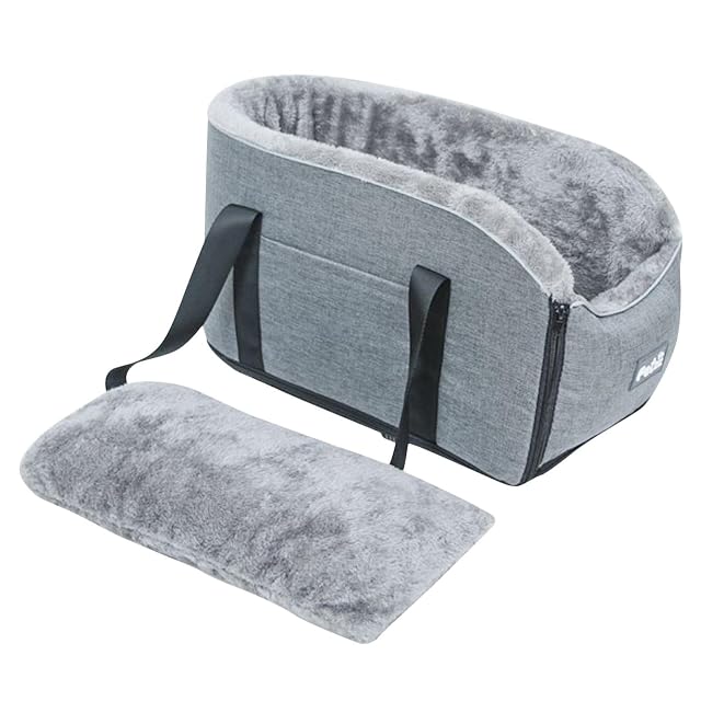 Foto 2 de 7 de Mineatig Coche para Perros, Coche para Mascotas, Asiento Elevador Coche para Mascotas, Asiento Perro Coche