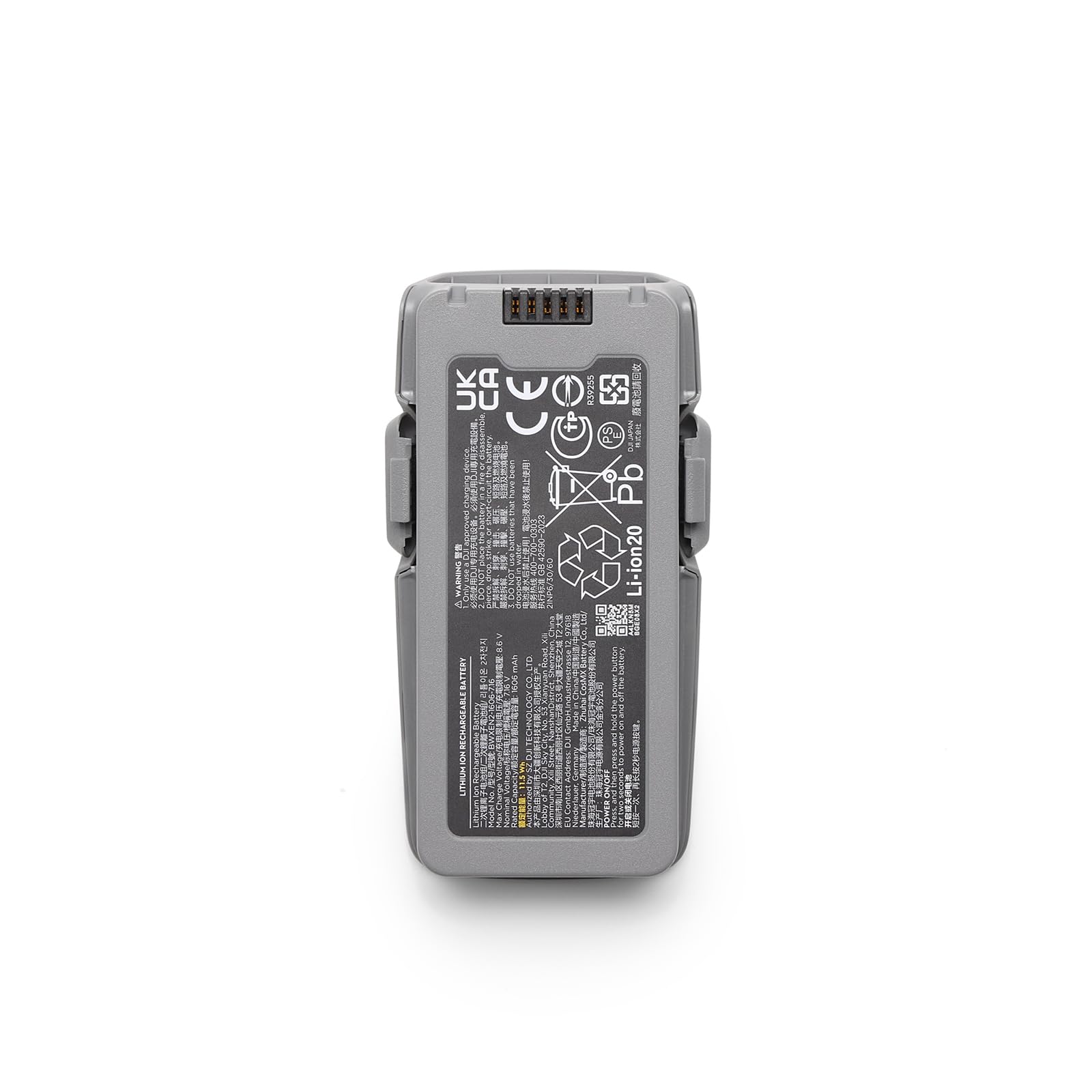 YueLi Batteria di volo intelligente originale DJI Neo 2, 1606mAh fino a 19 minuti di volo
