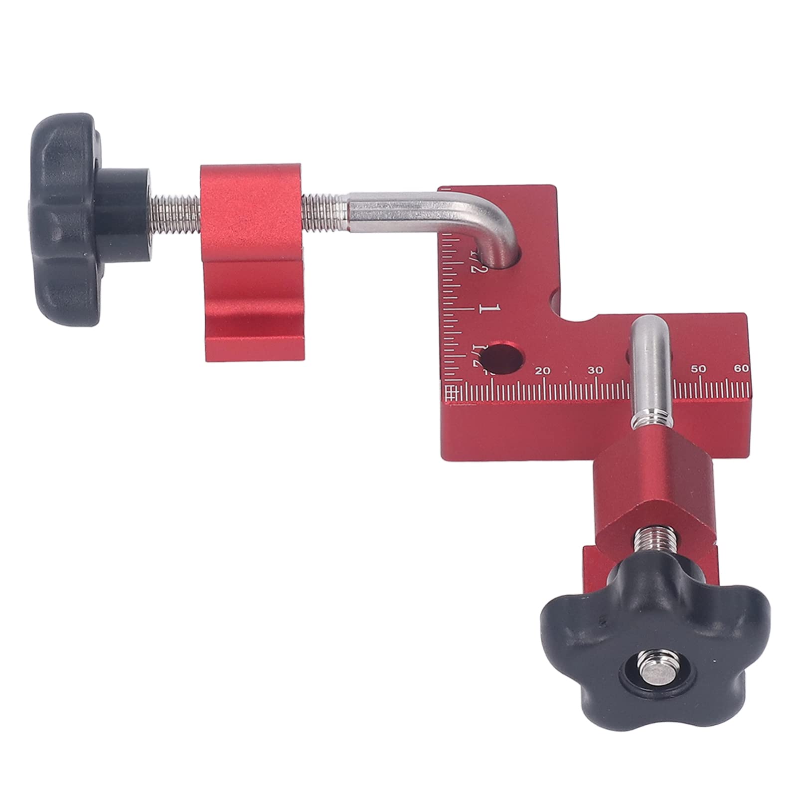 Leapiture 90 Degree Positioning Square Right Angle Clamp Clamping Square Aluminum Alloy Corner Clamping Carpenter Tool Professional for Drawers Picture Fram