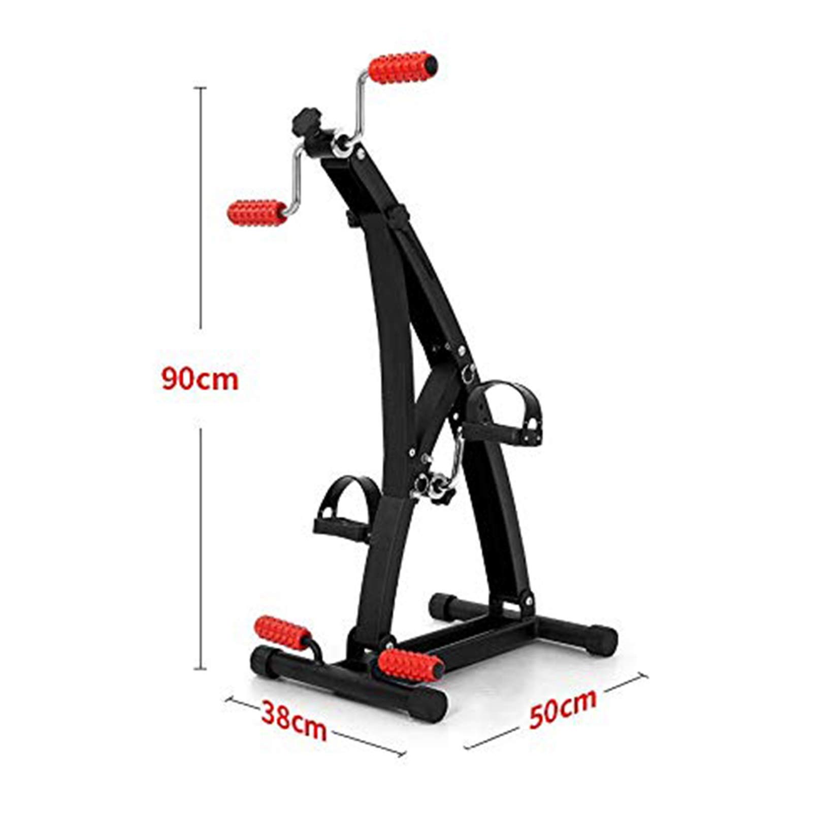 Pedaleador de Bicicleta para Ejercicios en casa, Dispositivo de rehabilitación para Miembros Superiores e Inferiores de Personas Mayores con hemiplejia de Manos y Pierna
