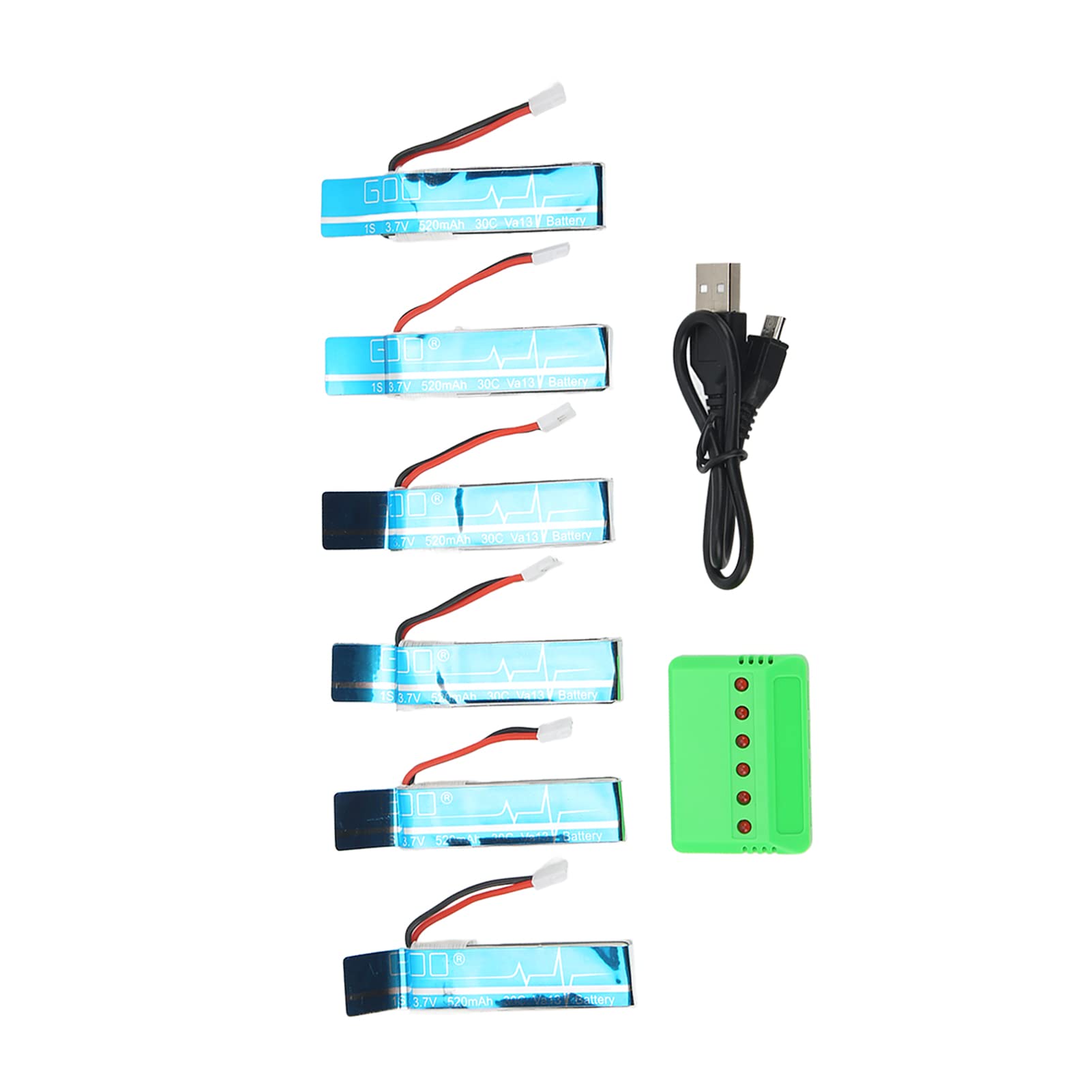 Amazon.co.jp: 3.7V 520mAh 30C リチウム電池 充電器付き Wltoys