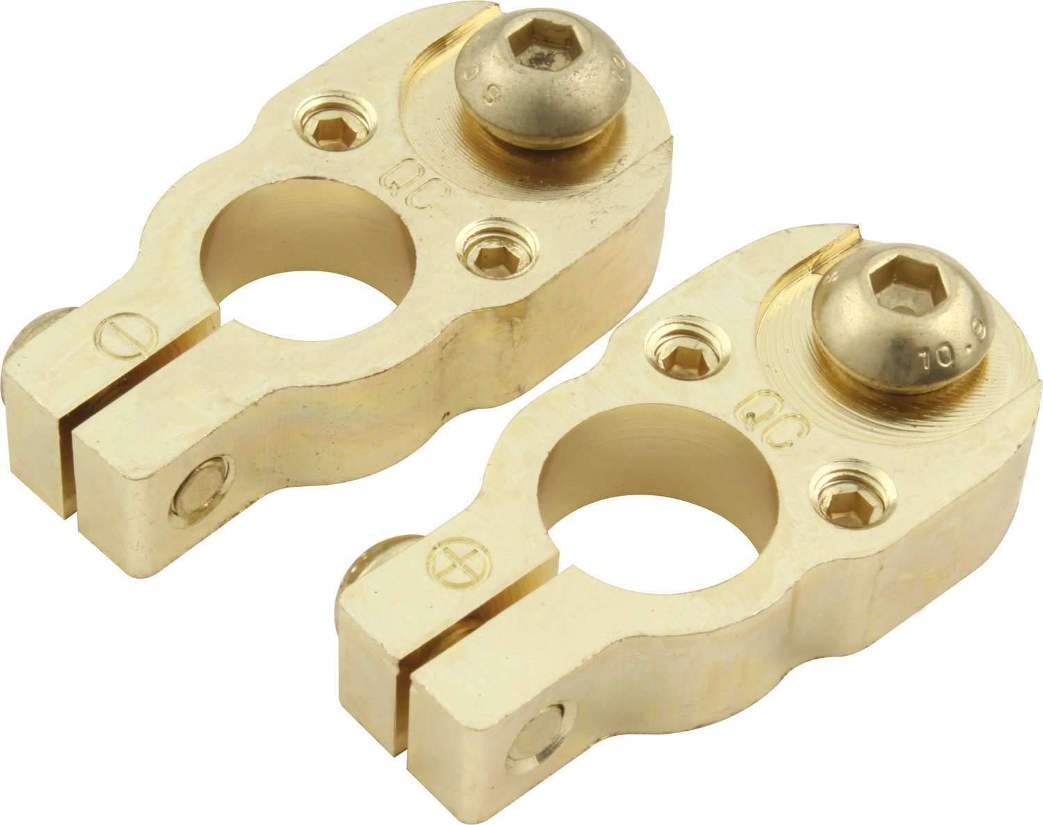 QuickCar Racing Products 57-620 Gold Plated Top Post Style Battery Terminal - Pair