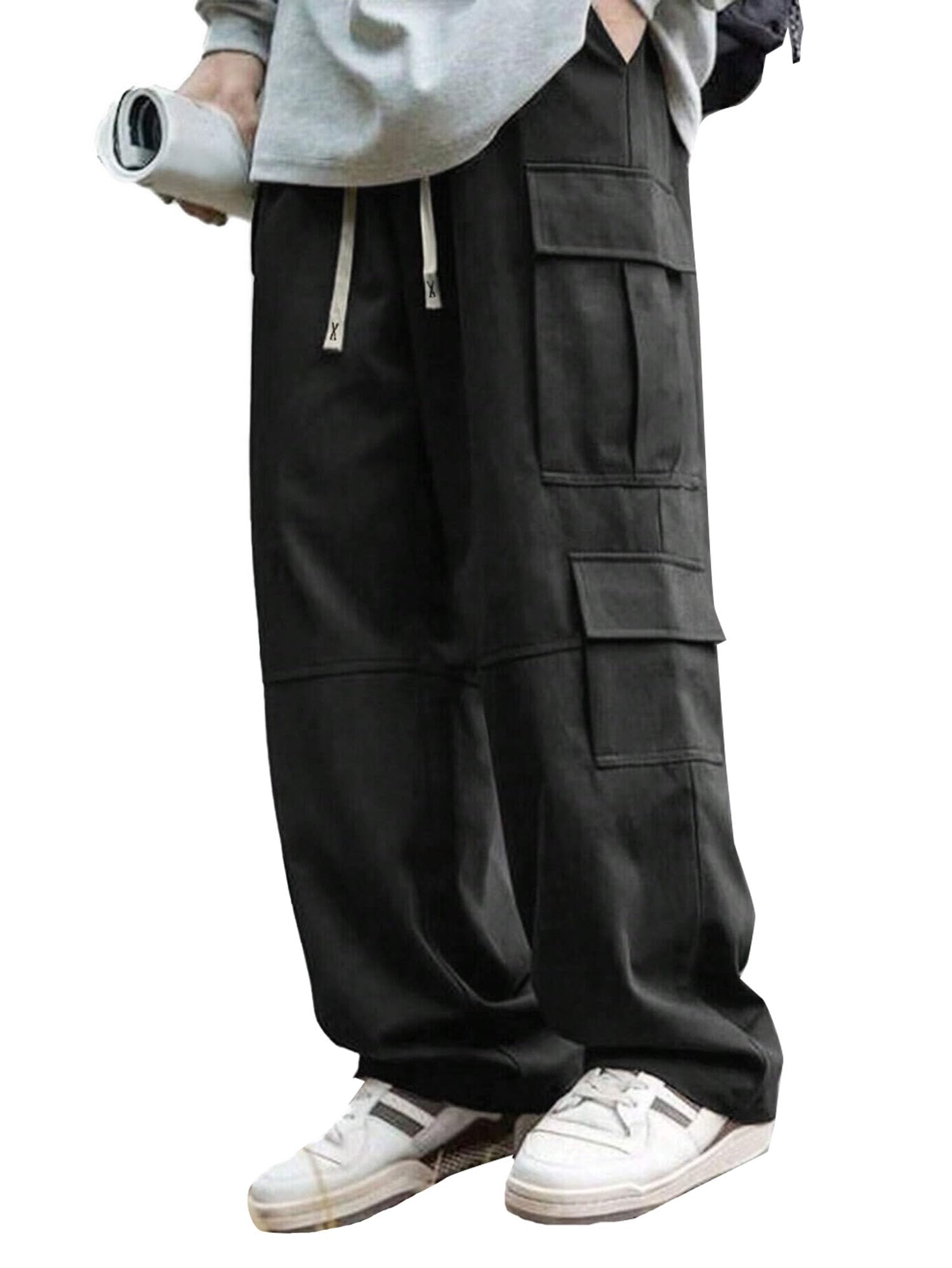 Cargo for Men || Cotton Cargo Pant || Drawstring Waist Pant (Also Available in Plus Sizes) (137-140)-image-13