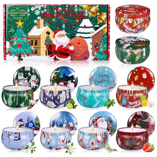 LEMESO Weihnachten Duftkerzen Weihnachtskerzen Geschenkset für Frauen...