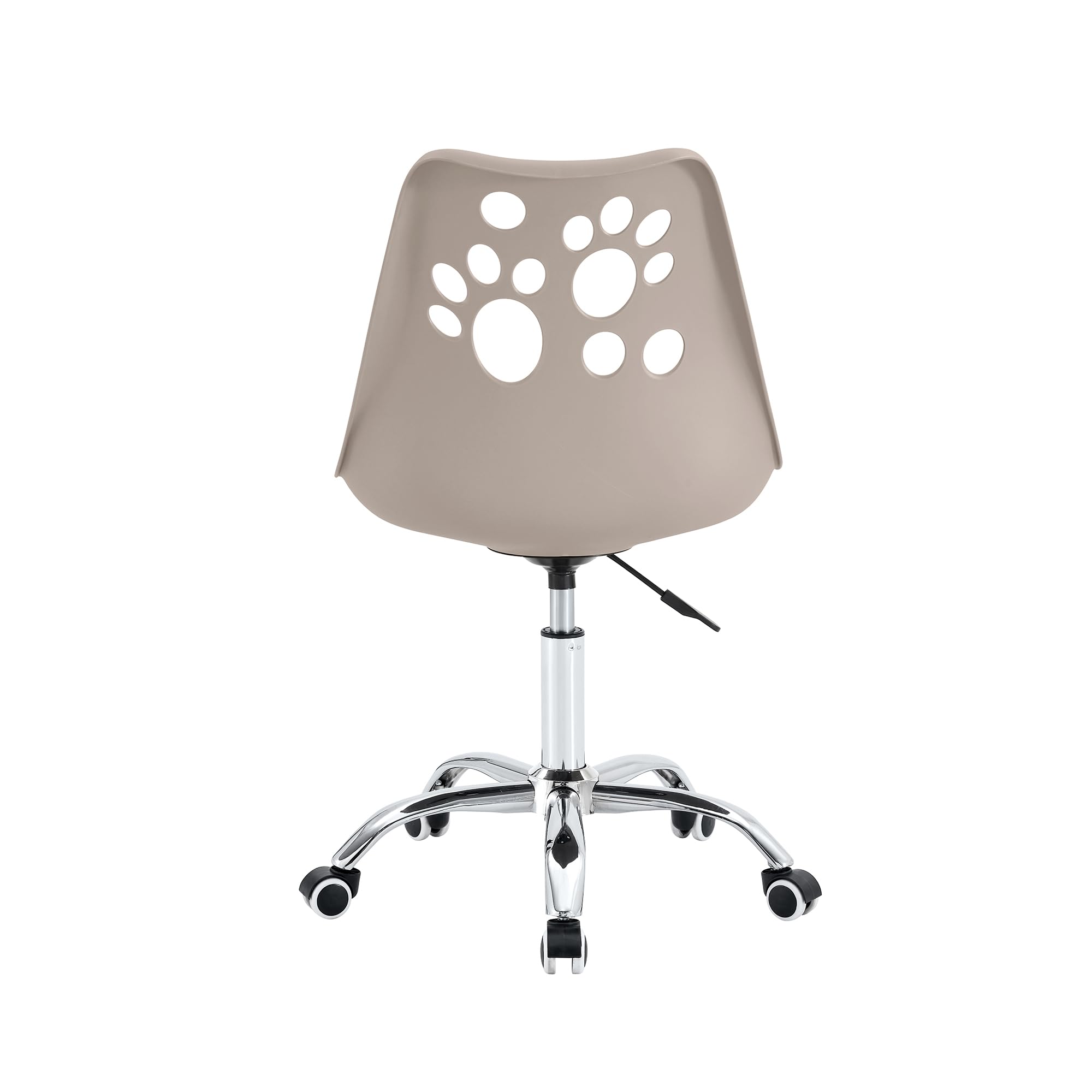 Cribel 1Pz Sedie Samira in Polipropilene Tortora con Cuscino Imbottito, Design Ergonomico e Originale, Ideali per Soggiorno, Cucina, Bar e Ambienti Moderni, 49 x 57 x 83 cm