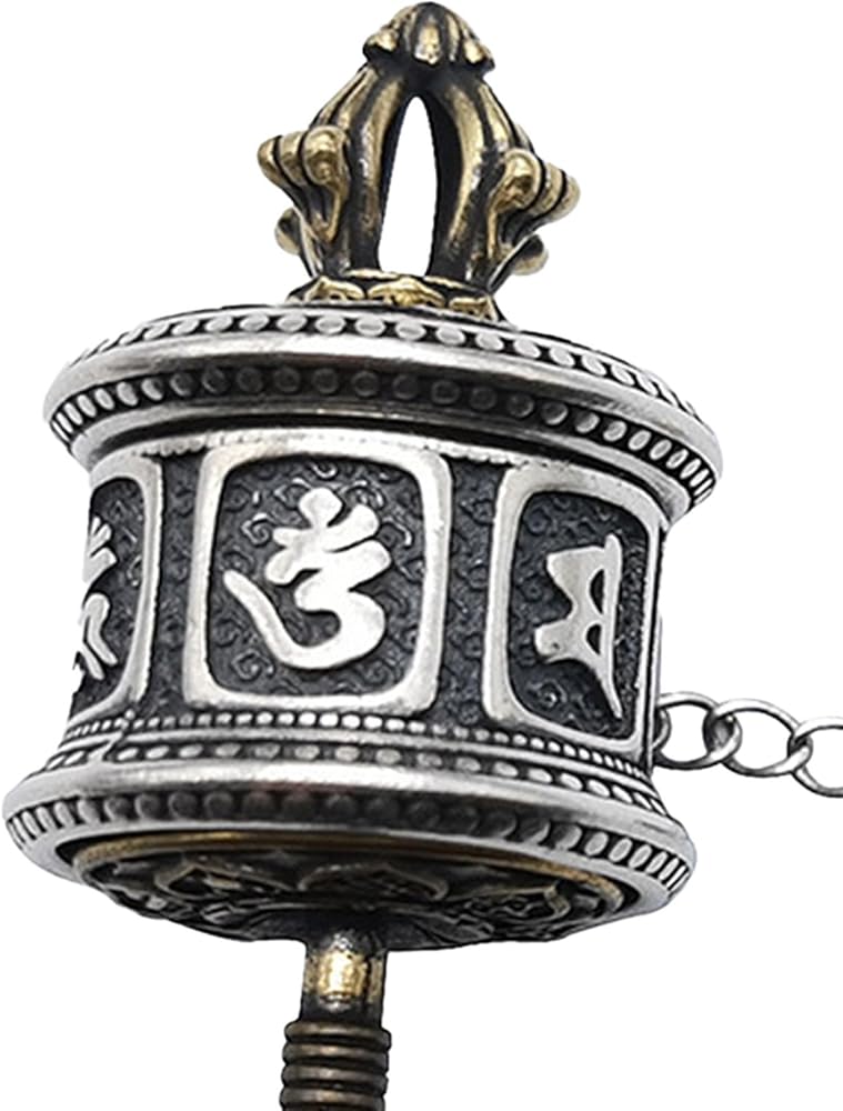 Amazon.co.jp: [Folpus] マニ車チャームペンダント経典回転