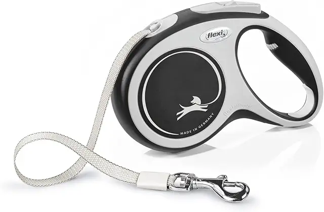 Correa Extensible Perro FLEXI Comfort Cinta M Negro 5m 25kg