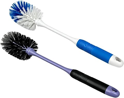Kitchen Bottle Brush 2 Pack, Long Handle Bottle Cleaning...